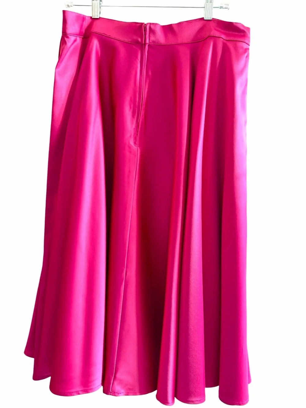 Vixen by Micheline Pitt Bright Fuchsia Circle Skirt - Picture 4 of 7